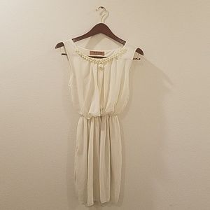 White chiffon blouse or dress
